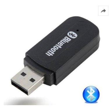 Imagem de Adaptador Bluetooth Receptor De Audio Cabo P2 - NoBrand