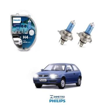 Imagem de Lâmpadas Farol Volkswagen Pointer Philips H4 CrystalVision
