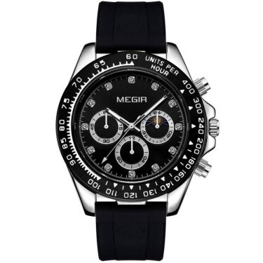 Imagem de Relógio de Quartzo Masculino Simples e Elegante Multifuncional à Prova d`Água