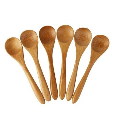 Imagem de Conjunto de Colheres Bambu com 6 Peças - A/CASA - ACASA