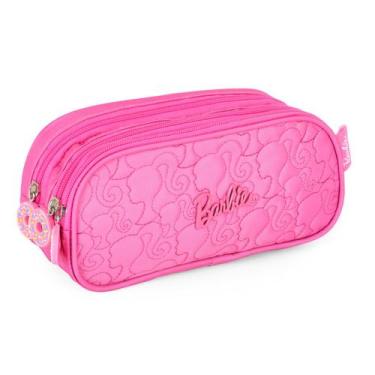 Imagem de Estojo Escolar Barbie Rosa - Luxcel - Luxcel - Barbie
