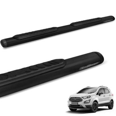 Imagem de Estribo Lateral Ecosport 2013 a 2019 Oblongo Oval Preto Track