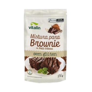 Imagem de Mistura para Brownie sem glúten 200g - Vitalin - Vitalin 