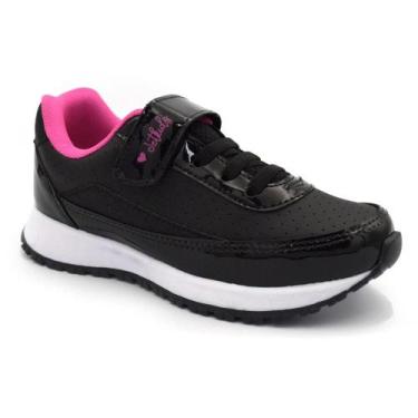 Imagem de Tênis Infantil Feminino Jet Kids, 26, Preto