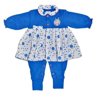 Imagem de Macacão Bebê Bahia Longo com Saia Oficial - Revedor, G