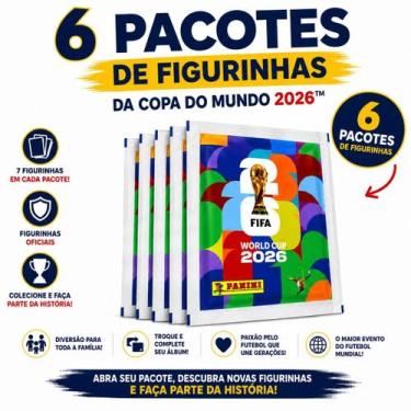Imagem de Figurinhas Copa Do Mundo 2026 Panini Kit Completo Para Seu Álbum FIFA 