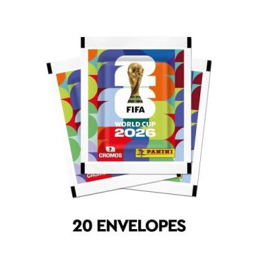Imagem de Kit 20 Envelopes de Figurinhas Copa do Mundo FIFA 2026 Panini