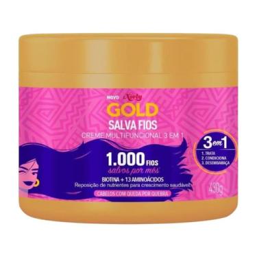 Imagem de Creme Hidratante Niely Gold Salva Fios 3em1 430g