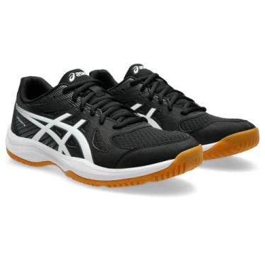 Imagem de Tênis ASICS Upcourt 6 - Masculino - Preto/Branco, 45