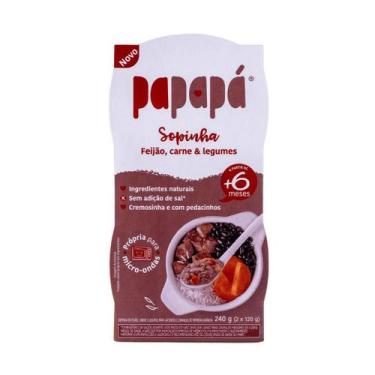 Imagem de Kit Sopinha Feijão, Carne e Legumes 240g - Papapá