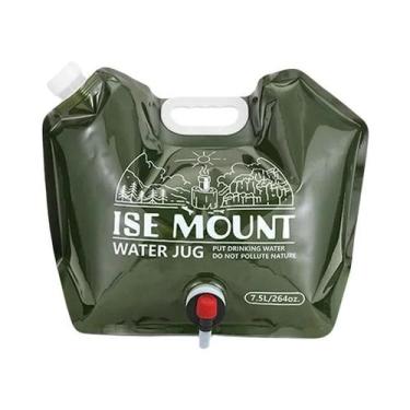 Imagem de Bolsa De Água Portátil E Dobrável De 7.5L Com Torneira Para Camping E 