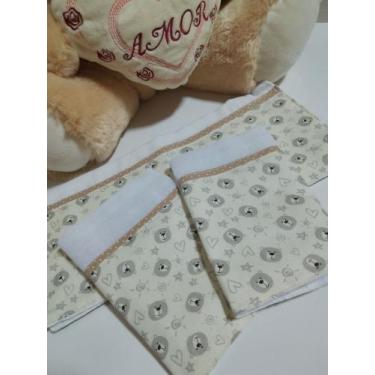 Imagem de Fralda baby personalizada kit - Cantinho de casa