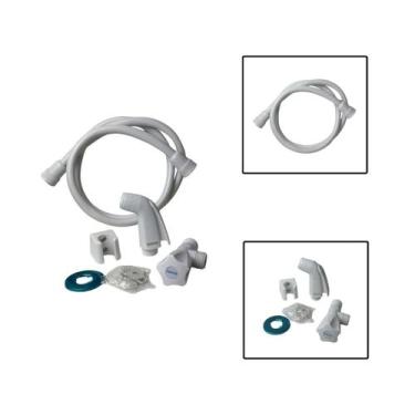 Imagem de Ducha Higiênica Chuveirinho Plástico Branco 1,2m 1/2" - Rayco