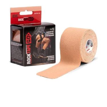 Imagem de Rocktape Kinesiology Tape Bandagem Elástica Bege 5m x 5cm