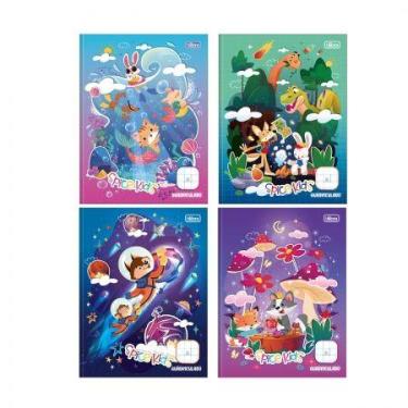 Imagem de Caderno brochura capa dura quadriculado 40 folhas Spice Kids - Tilibra