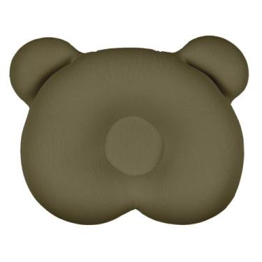 Imagem de Almofada Ergonômica para Cabeça Ursinho Baby Pil - Baby Pill, Marrom