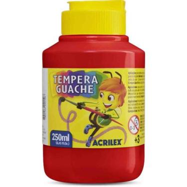 Imagem de Tinta Guache 250ML Vermelho Fogo PCT.C/03 - Acrilex