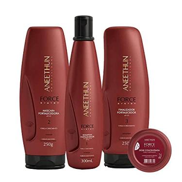 Imagem de Kit Aneethun Force 4 Prod Sham, Mascara, Finalizador e Dose