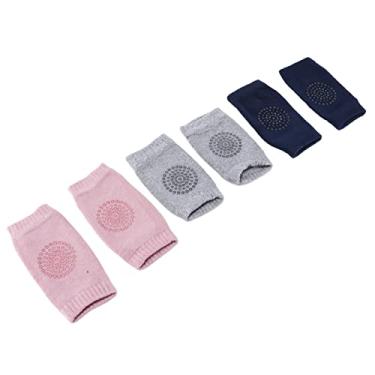 Imagem de Joelheiras para bebês Engatinhando, proteção de joelho antiderrapante Protetores de joelho para bebês respiráveis macios para engatinhar para bebês de 6 a 24 meses (joelheiras)