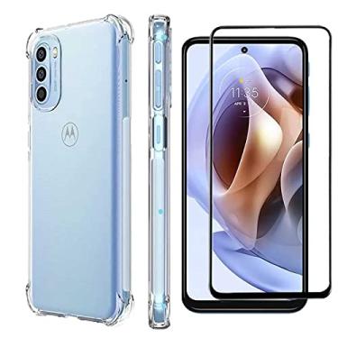 Imagem de Capa + Película 5D Cerâmica Full Cover Compatível Moto G31