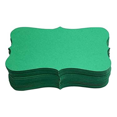 Imagem de PPAPPAPPIYO 3,5 x 2 cartões de índice de cores (100) Papel - Em branco (verde)