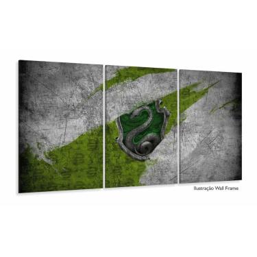 Imagem de Quadro Harry Potter decorativo Tela em Tecido 120x60 3 peças