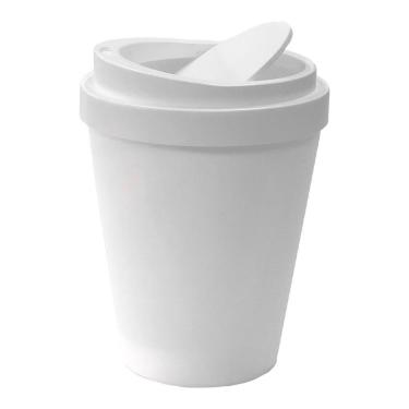 Imagem de Lixeira de Chão c/ Tampa Basculante Branca - Quanhe