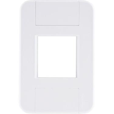 Imagem de Placa 2 Postos Juntos 4x2 Tramontina Tablet Branca Tramontina