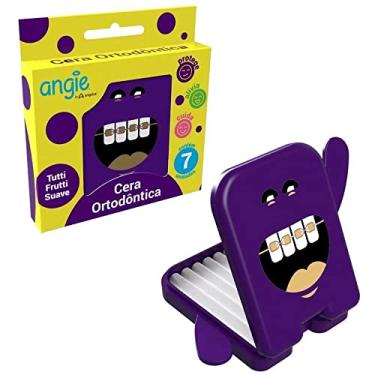 Imagem de Cera Ortodôntica Angie Com 7 Bastões Na Caixinha Cera Roxo