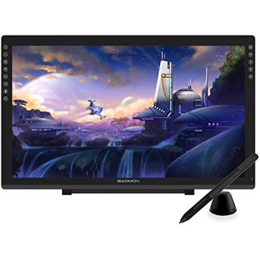 Imagem de GAOMON PD2200 Mesa Digitalizadora Tela de caneta 130% sRGB totalmente laminada com 8192 sem bateria, suporte inclinável, 8 botões de toque, monitor de tablet de 21,5 polegadas com suporte ajustável