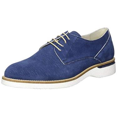 Imagem de Kenneth Cole New York Sapato Oxford masculino Douglas com cadarço, Azul, 8.5