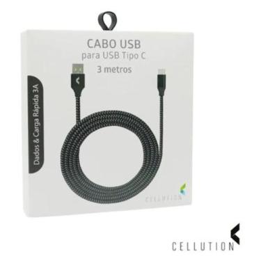 Cabo de dados speedy 2a 2m tipoc lightning - CELLUTION - Adaptador