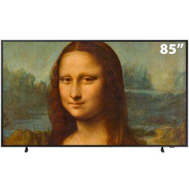 Imagem de Smart TV 85" QLED 4K Samsung The Frame 85LS03B, Tela Matte, Design slim, Suporte de parede slim incluso, Única Conexão, Molduras customizáveis