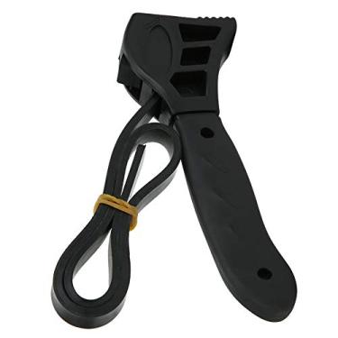 Imagem de Chave universal de borracha, chave de filtro de óleo ajustável, ferramenta de remoção múltipla com correias de borracha para reparo de carro, acessórios de encanamento, preto