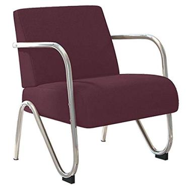 Imagem de Poltrona Decorativa Sabrina-mobisul - Vinho