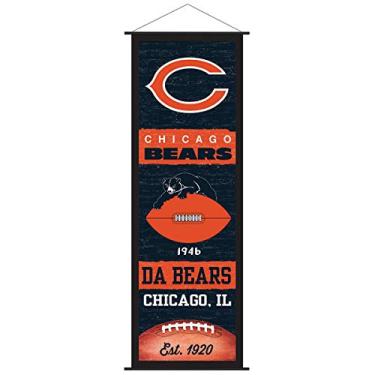 Imagem de Banner e placa de pergaminho Chicago Bears