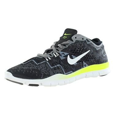 Imagem de NIKE Free 5.0 TR Fit 4 PRT Womens Black/Ivory/Light Ash Training Sneakers