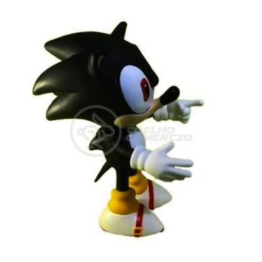Imagem de Boneco Action Figure Sonic Preto Articulado 23cm