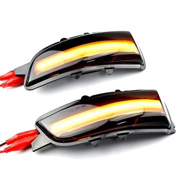 Imagem de QKLsudua Luzes de Seta LED Dinâmicas Sequenciais Compatíveis com Vo-lvo S40 S60 S80 C30 V50 V70