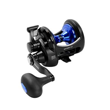 Imagem de Okuma Molinete de pesca Solterra SLX de alta velocidade Open Top Frame Lever Drag Água salgada, SLX-10CSb, 380 metros - 9 kg