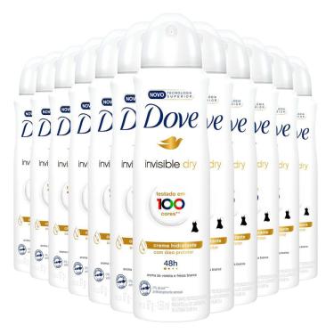 Imagem de Kit Desodorante Aerosol Dove Invisible Dry - 12 Unidades