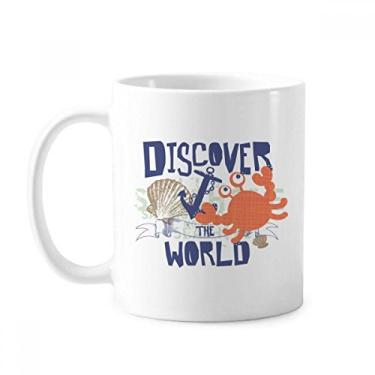 Imagem de Caneca Discover World Caranguejo Marine Organism Cerâmica Café Porcelana Utensílios de Mesa