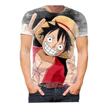 Imagem de Camisa Camiseta One Piece Desenhos Série Mangá Anime Hd 05 - Estilo Kr