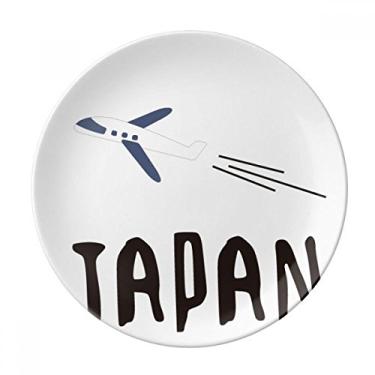 Imagem de Prato de viagem de avião japonês decorativo de porcelana Salver talheres de jantar