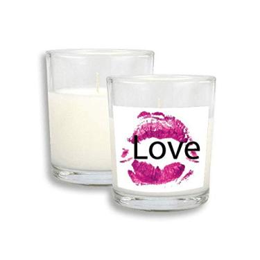 Imagem de Cera de incenso perfumada de vidro para o Dia dos Namorados