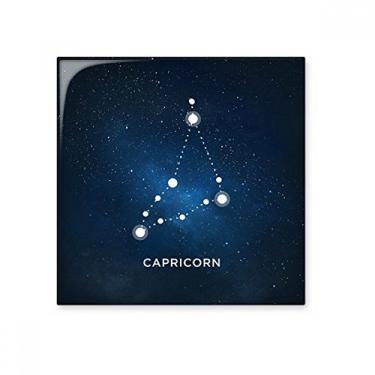 Imagem de Capricórnio Constelação do signo do zodíaco Azulejo de cerâmica brilhante Decalque adorno de tijolos vitrificados