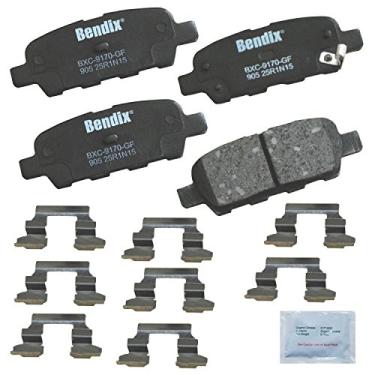 Imagem de Bendix CFC905 Premium pastilhas de freio de cerâmica sem cobre (com ferragens de instalação traseira)