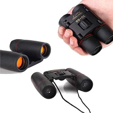 Imagem de Mini binóculos compactos 30x60 para crianças e adultos, binóculos dobráveis ​​de bolso portátil para observação de pássaros à prova d'água, alpinismo, atividades ao ar livre