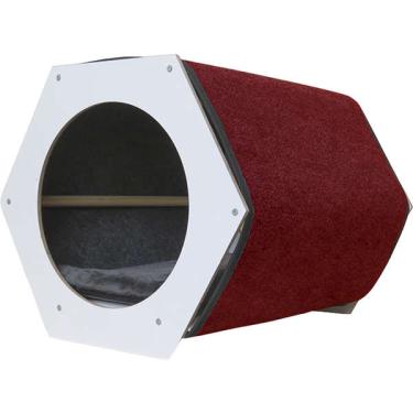 Imagem de Brinquedo Arranhador Hexágono Tapete Grená - Tam. Único