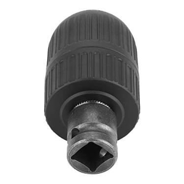 Imagem de Mandril de broca de plástico sem chave 2-13 mm 1/2" - 20UNF com adaptador de mandril de 1/2" para conversão de chave de impacto